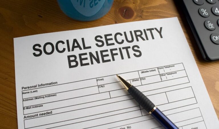 Formulario de Social Security Benefits.