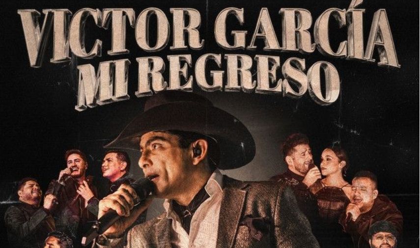 El cantante Víctor García sonríe mientras habla sobre su regreso a la música y su nuevo álbum “MI REGRESO”.