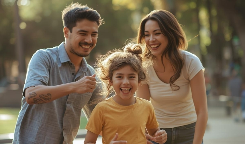 Padres divorciados conversan con su hijo para mantener la estabilidad emocional durante el régimen de visitas.